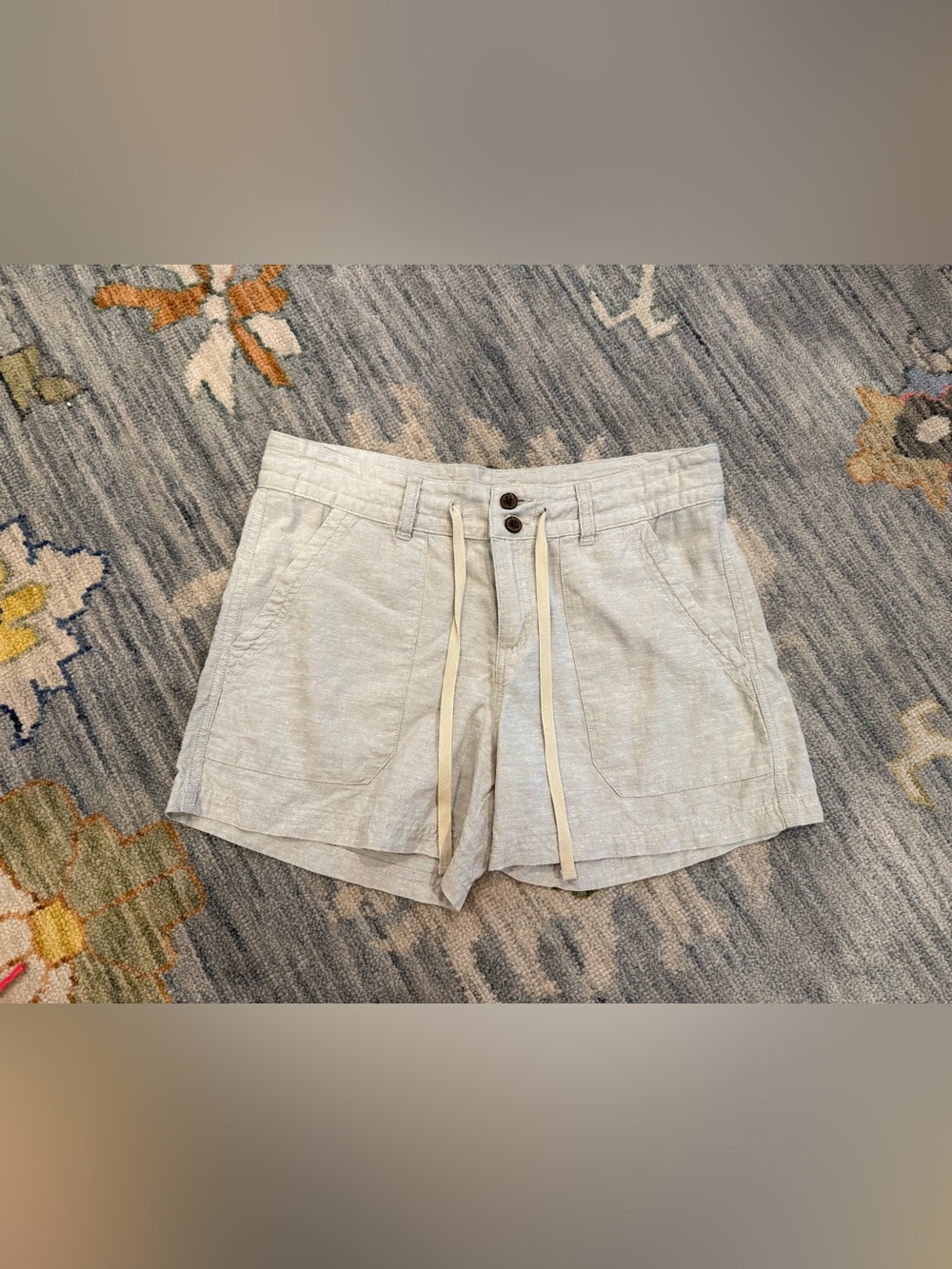 Patagonia Island Hemp Shorts 4" Beige Tan Women's 6